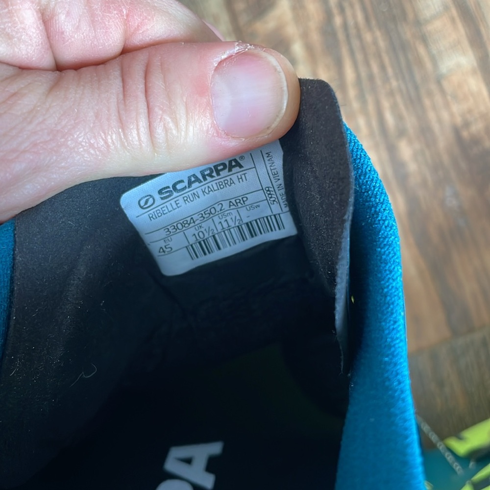 Scarpa Trail shoes
Ribelle Run
Kalibra HT - Picture 5 of 5